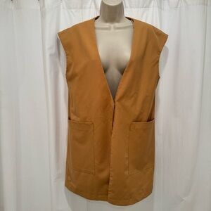 Mango Mustard Oversized Vest